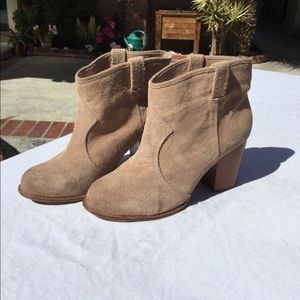Brown booties
